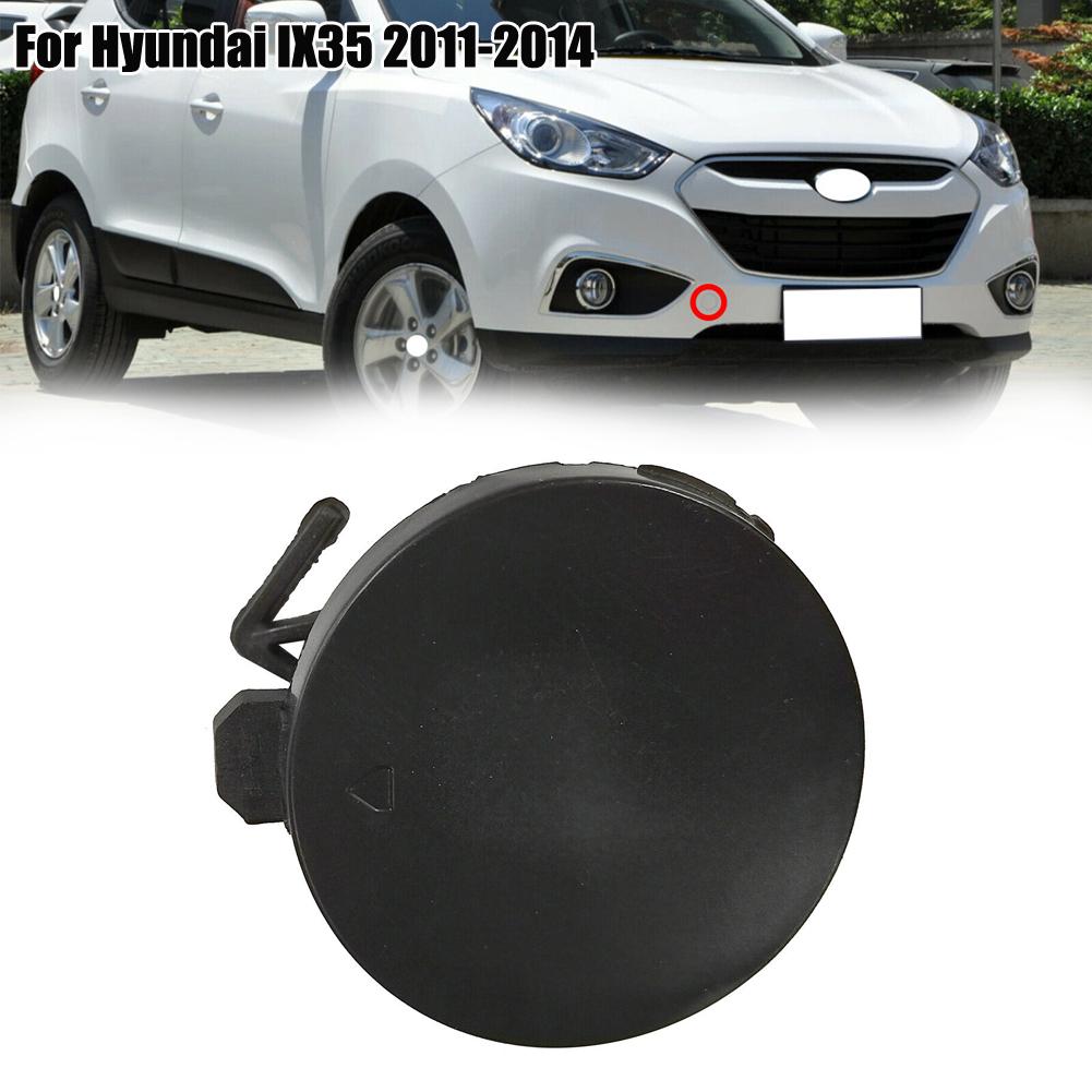 Cover Front Bumper Tow Hook Eye Cap 1pc Black Exterior OE:86517-2Z000 Replacement Tow Cap Towing Hook Hole Cover