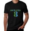 T-shirt Socrate Trop Mode Décontractée Manches Courtes Coton T-shirt