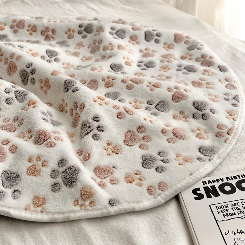 Thickened Warm Waterproof Dog Blanket Pad - Bite-Resistant, Urine-Proof, Washable Cotton Cover