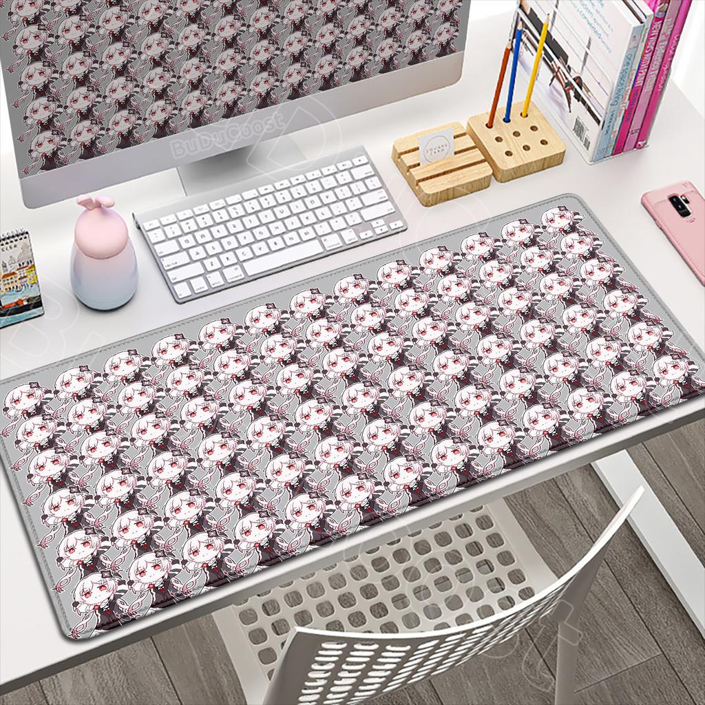 Anime Amphoreus Mouse Pad Gaming Honkai Star Rail Chrysos Heir Desk Mat Computer Accessories Mousepad Stitch Edge Keyboard Mat