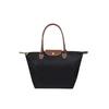 (Negro, grande) Bolsos de Hombro para Mujer Bolso Tote Le Pliage Grande de Nailon para Dama