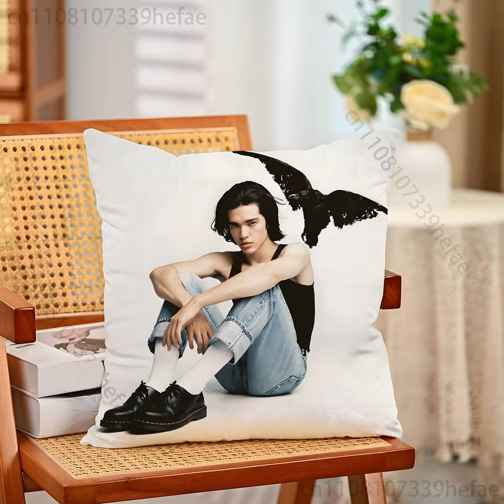 

CConans Gray Wishbones Pillow Case Plush Pillow Cases Home Decoration Pillow Cover for Sofa Bed Chair Living Room 30x30cm