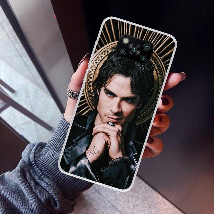 The Vampire Diaries Salvatore Phone Case for Xiaomi Poco F7 Ultra X7 X6 X5 Pro X4 Gt M8 M7 Redmi 15 15C 13 13C 12 12C Soft Cover