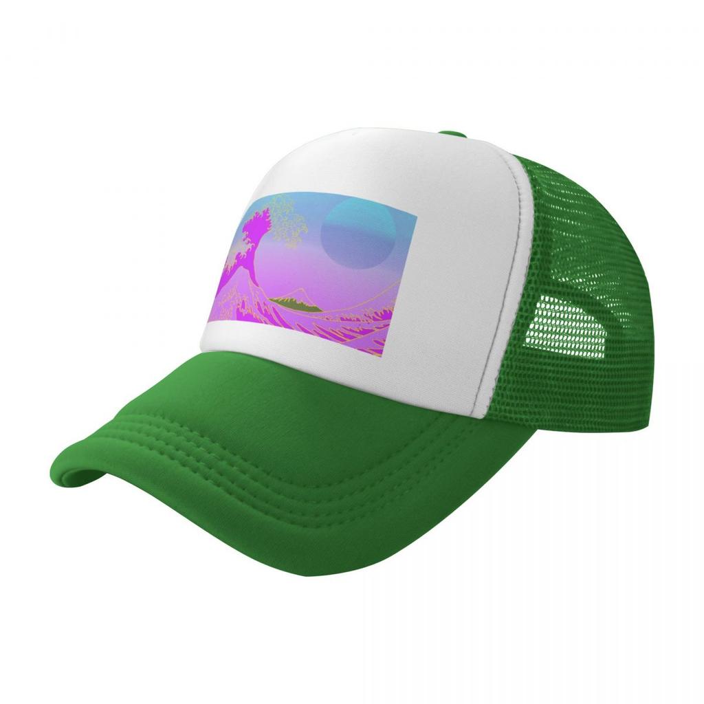 Kanagawa Sunset Baseball Cap Fashionable Party Hat Horse Hat Sun Hats For Women Unisexs