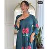 Women Bollywood Kurta Pant Set Party Wear Designer Top Tunic Kurti Indian Ethnic 2379
