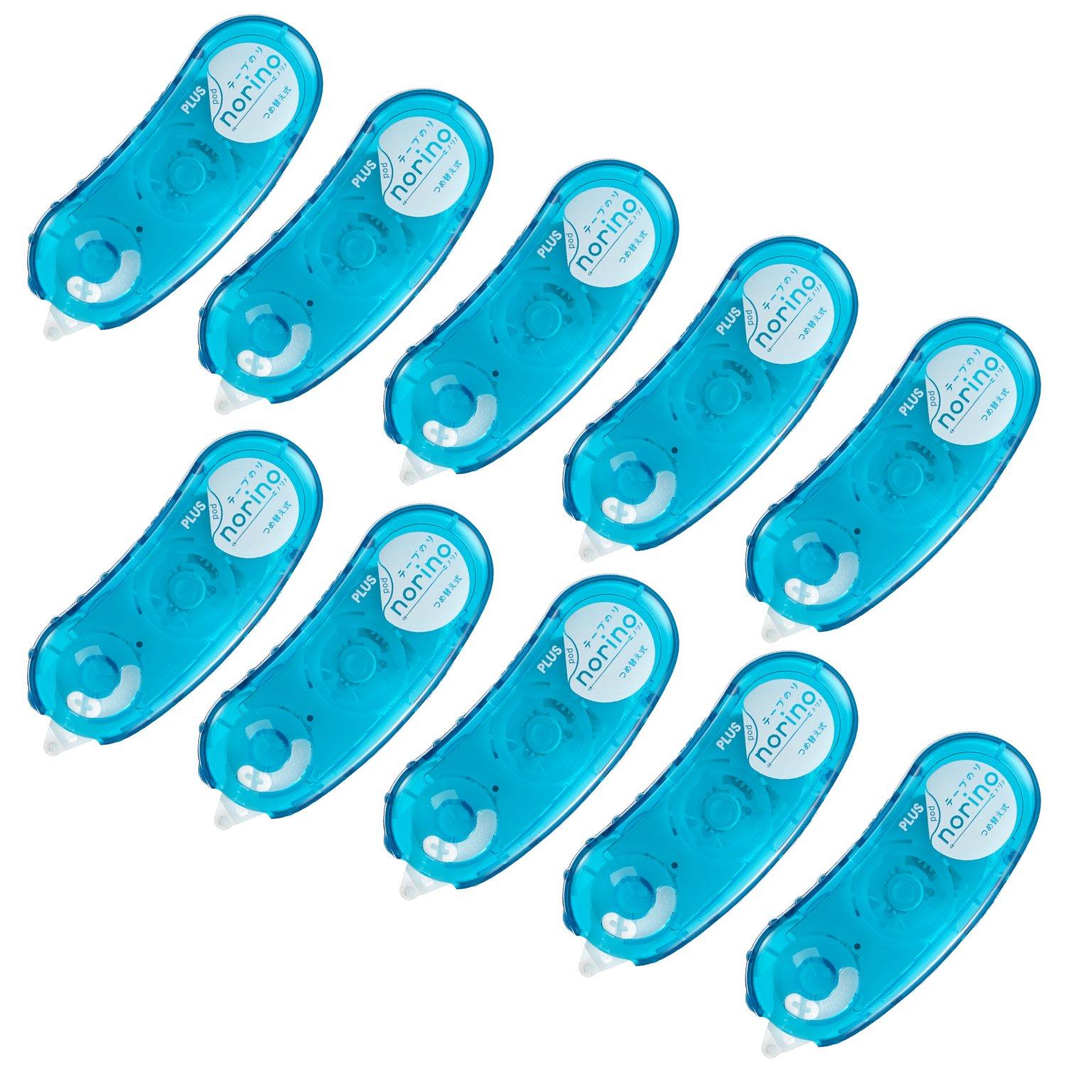 Plus Pritt Tape Glue Norino Strong 6mm x Pod, Adhesion, 10m, 10-Pack, 38-894