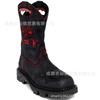 Autumn Winter New European American Style Men'S Mid-Calf Boots, Thick Heel Hollow Embroidery Round Toe Height Increasing Casual Shoes