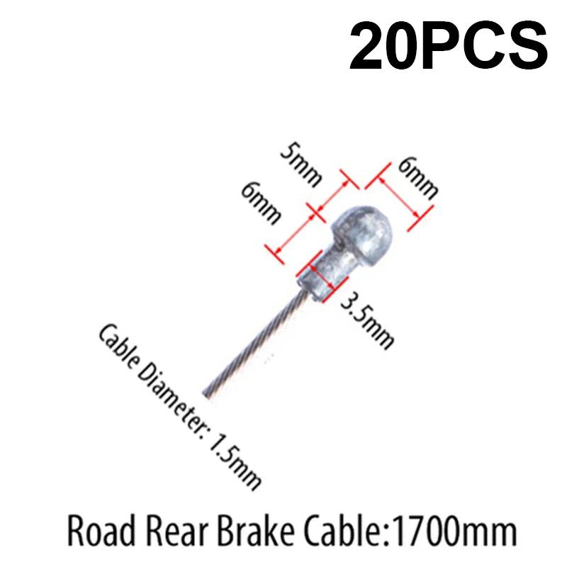 10/20PC Bike Cable Brake/Shift MTB Road Bicycle Cable Line 2100mm 1550mm 1700mm Cycling Brake Shift Wire Shifter Inner Line Part