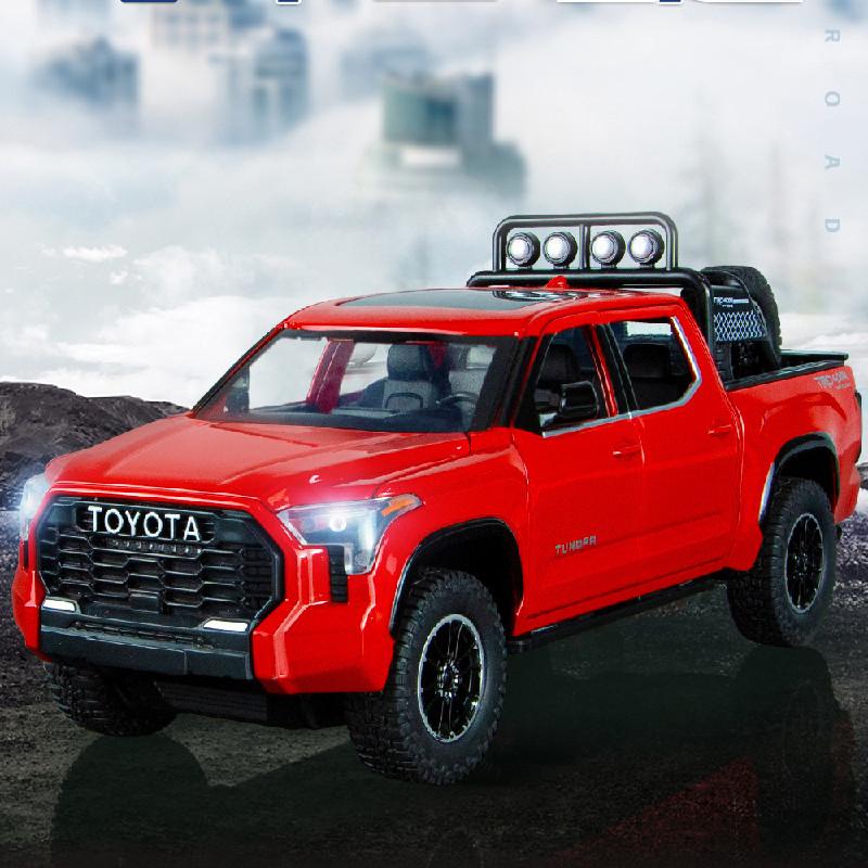 Offroad Toyota Toy Vehicle 124 Alloy Model Inertia Control Children Gift Play