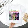 KPop Demon Hunters 2026New Saja Boys Cartoon Boys T-shirt Round Neck Fashion Casual Top Children's T-shirt Kids Clothing