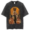 Halloween Video Rental Cotton Tshirt Denim Short Sleeve American Vintage Washed Old T-shirt Men Women Unisex T Shirt
