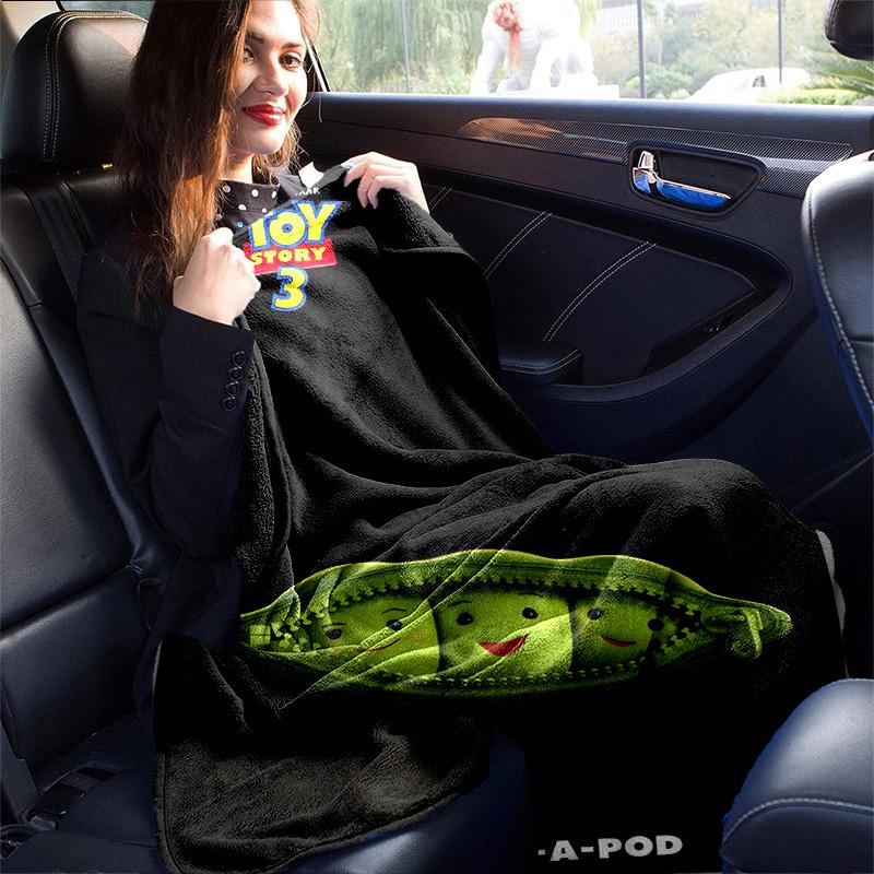 1pc, Toy Story Peas-in-a-Pod Throw Blanket Soft & Cozy Home Decor for Couch, Bed, Car, Travel, Camping, Office Nap Perfect Gift for Friend