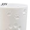 Thick Wall Flowerpot 3D Printed Cat Paw Print Flower Pot, Cute Small Plant Pot for Integrated Molding Desk, Animal Theme Planter Home Office,