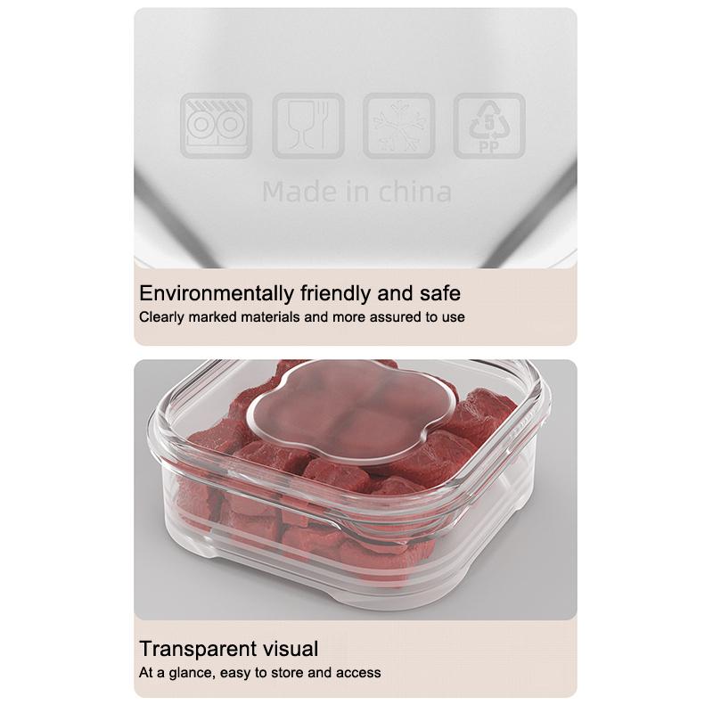 Refrigerator Storage Box Frozen Meat Storage Box Food Packaging Box Food Grade Refrigerator Special Arrangement