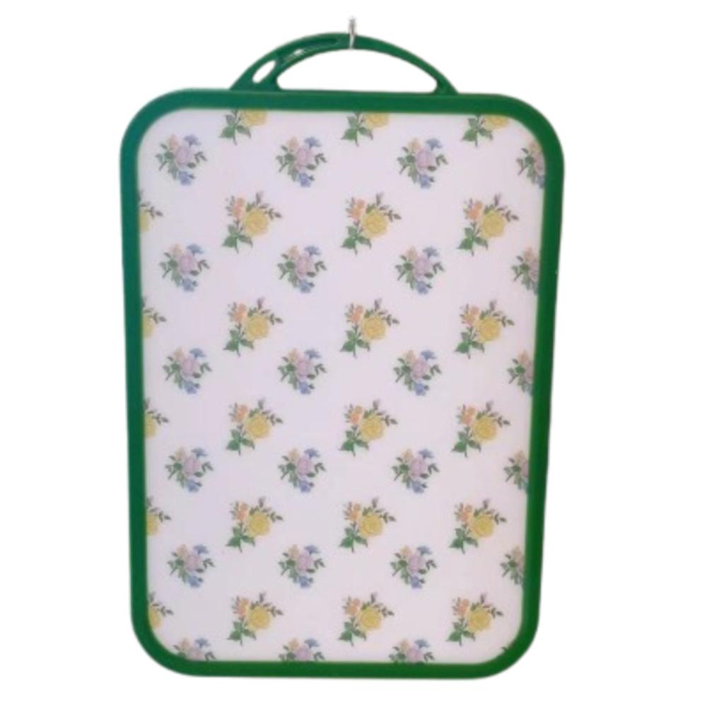 

Double-sided Cutting Board Floral Cherry Pattern Chopping Board Kitchen Chopping Block Household зелёный