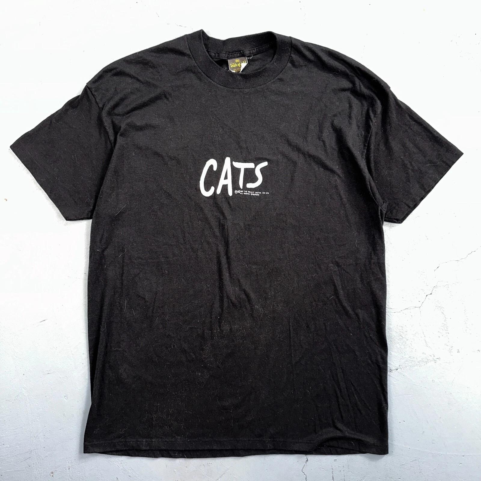 

Cats Touch Of Gold Original VTG T Shirt 1981 Black Musical Rare Single Stitch M