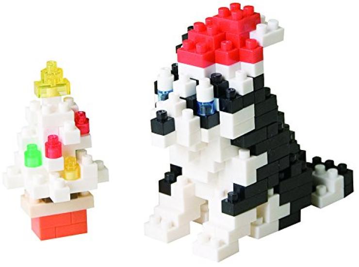 Nanoblock Christmas Card (Husky) B NP047