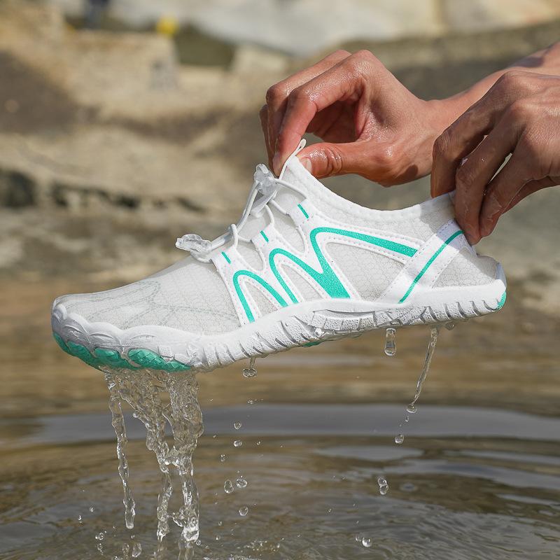 Outdoor quick-drying five-finger beach shoes light waterway amphibious wading shoes rafting non-slip creek shoes snorkeling shoes