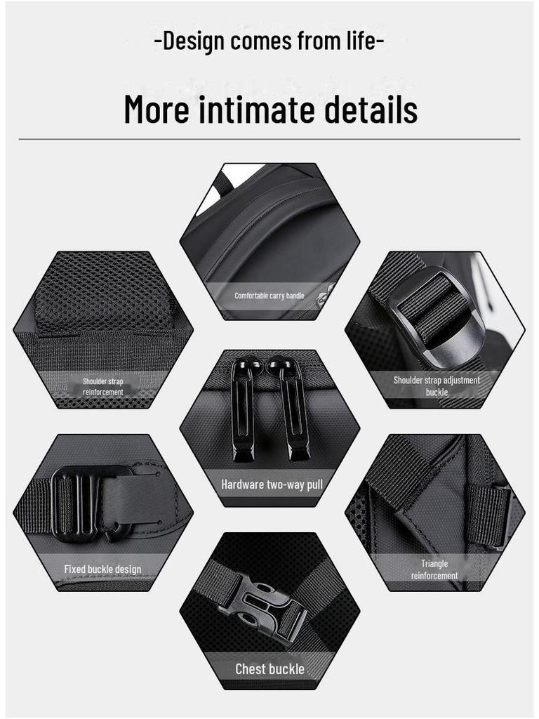 Herren- & Damenmode Business-Rucksack: High-End, Wasserdicht, Pendler- & Reisetasche