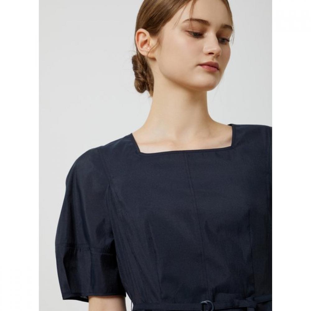 Cc Collect Volume Sleeve Square Neck Dress C252mse137