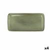 Plat À Gratin Bidasoa Ikonic Vert Céramique (28 X 14 Cm) (Pack 4x)