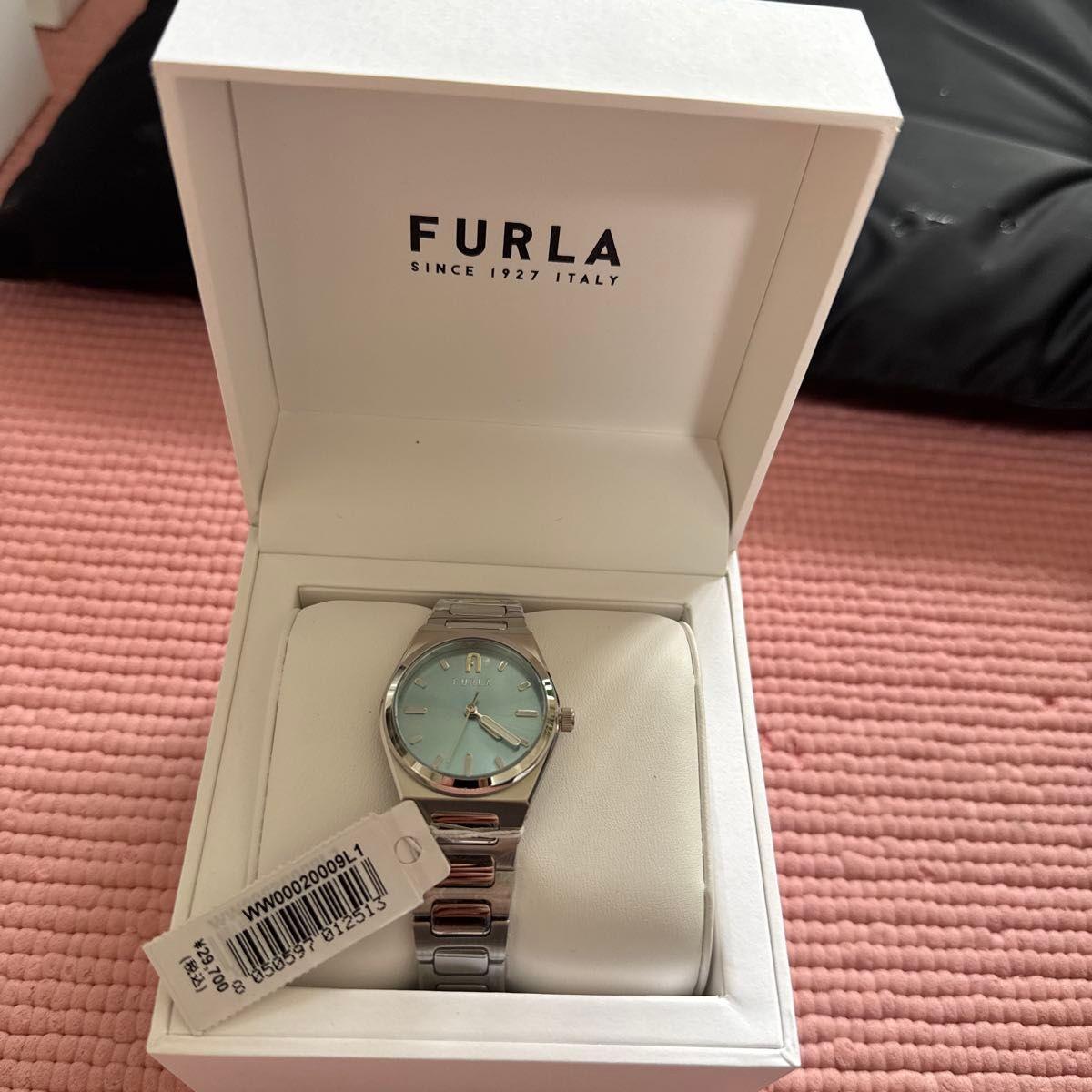 Used FURLA WW00020009L1 Watch Silver Light Blue Unused