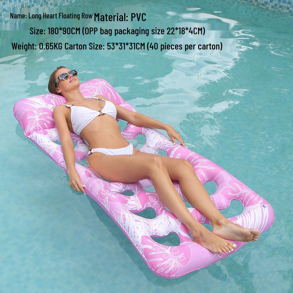 Nafukovací plovoucí houpací síť a plavecký kruh jednorožec pro dospělé