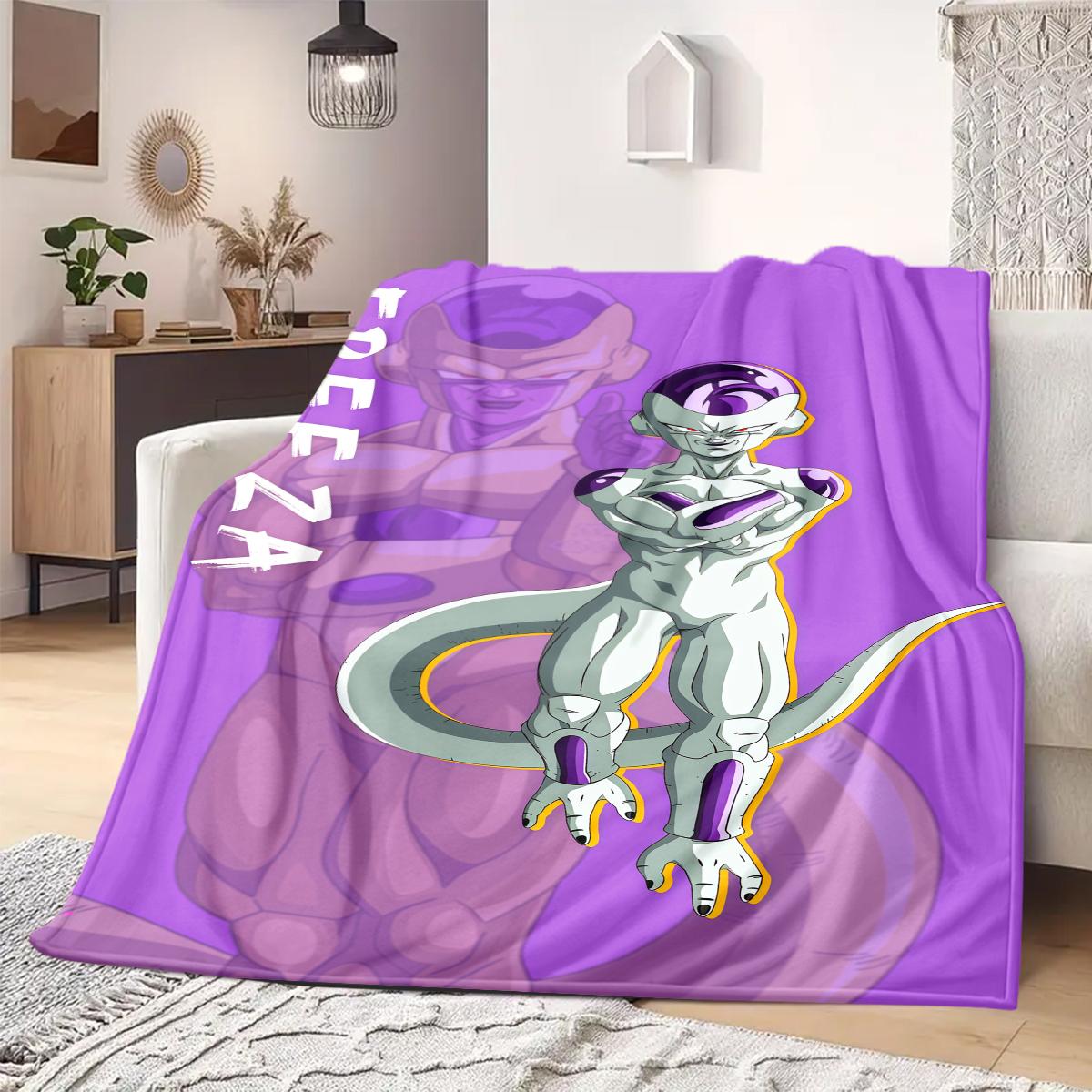 

Frieza Print Blanket Warm Comfortable Flannel Blanket Suitable for Bedrooms,Sofas, Beds,Chairs,Travel 36 75x90cm