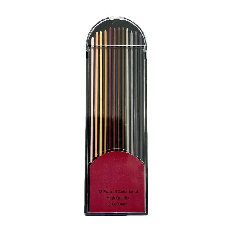 Mechanical Pencils Set with 12 Colors Refills Leads Pencil Drawing Pencils Sketching Pencils 2.0mm Automatic Pencils