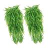 2pcs Green Artificial Green Foliage 31.50in Artificial Leaf Decor Decorative Fake Plants  Garden