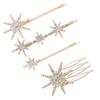 Bride Hair Clip Bridal Barrettes Rhinestones Hair Clip Bride Hair Pin Hair Comb Wedding Barrettes Bride Hair Accessories