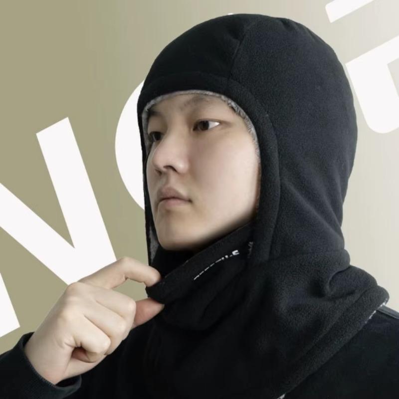 Fleece Balaclava Cycling Cap Cold-proof Windproof Warm Hood and Hat Thicken Thermal Ski Windproof Cap Women Men