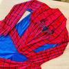 Superhelt Spiderman Kostyme Barn Spandex Jumpsuit Halloween Cosplay Kostymer Bodysuit Barn Hodedeksel Separasjon Festsett
