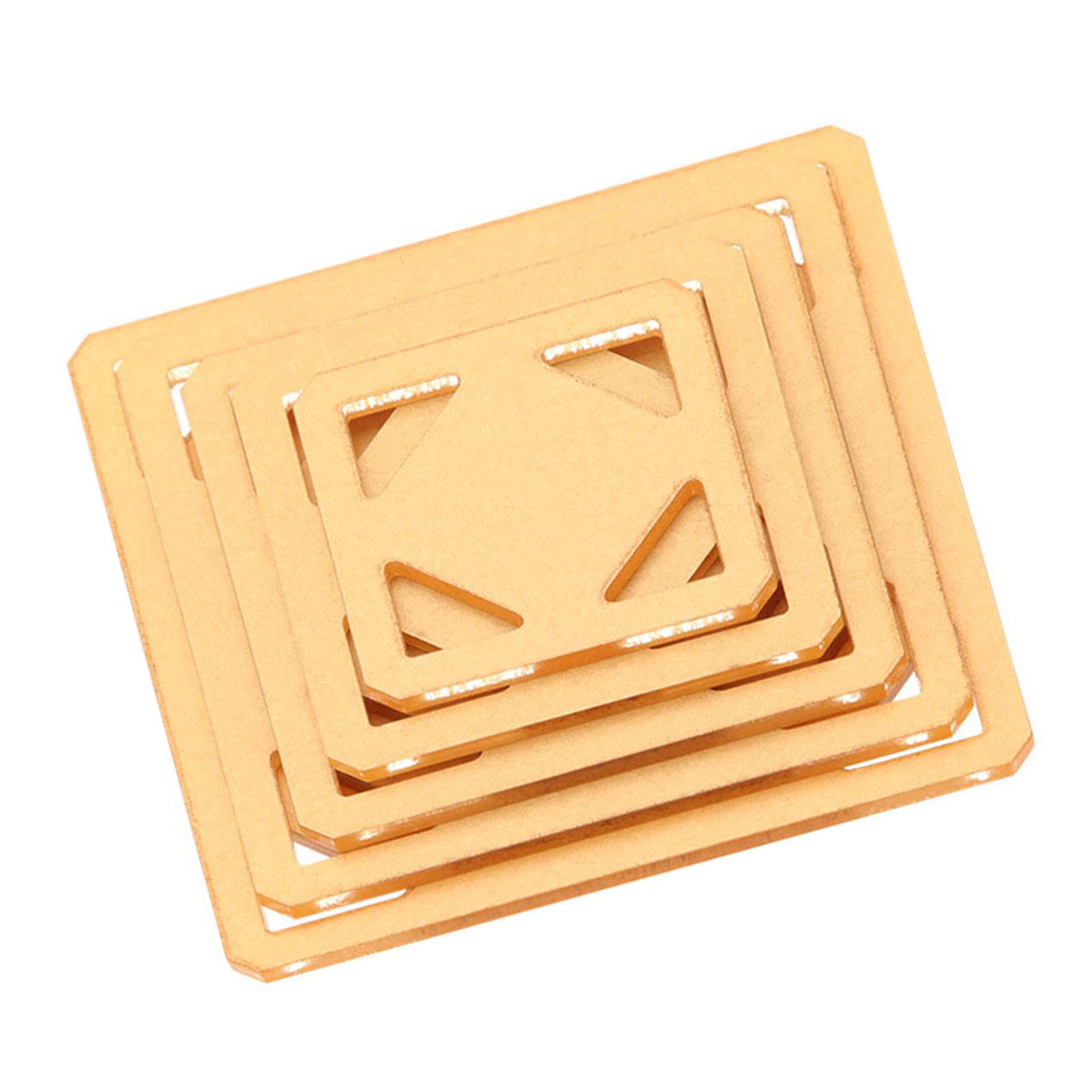 

Шаблоны для пэчворка Простые в использовании Трафареты для пэчворка для начинающих и любителей Многофункциональный шаблон для шитья для рукоделия B