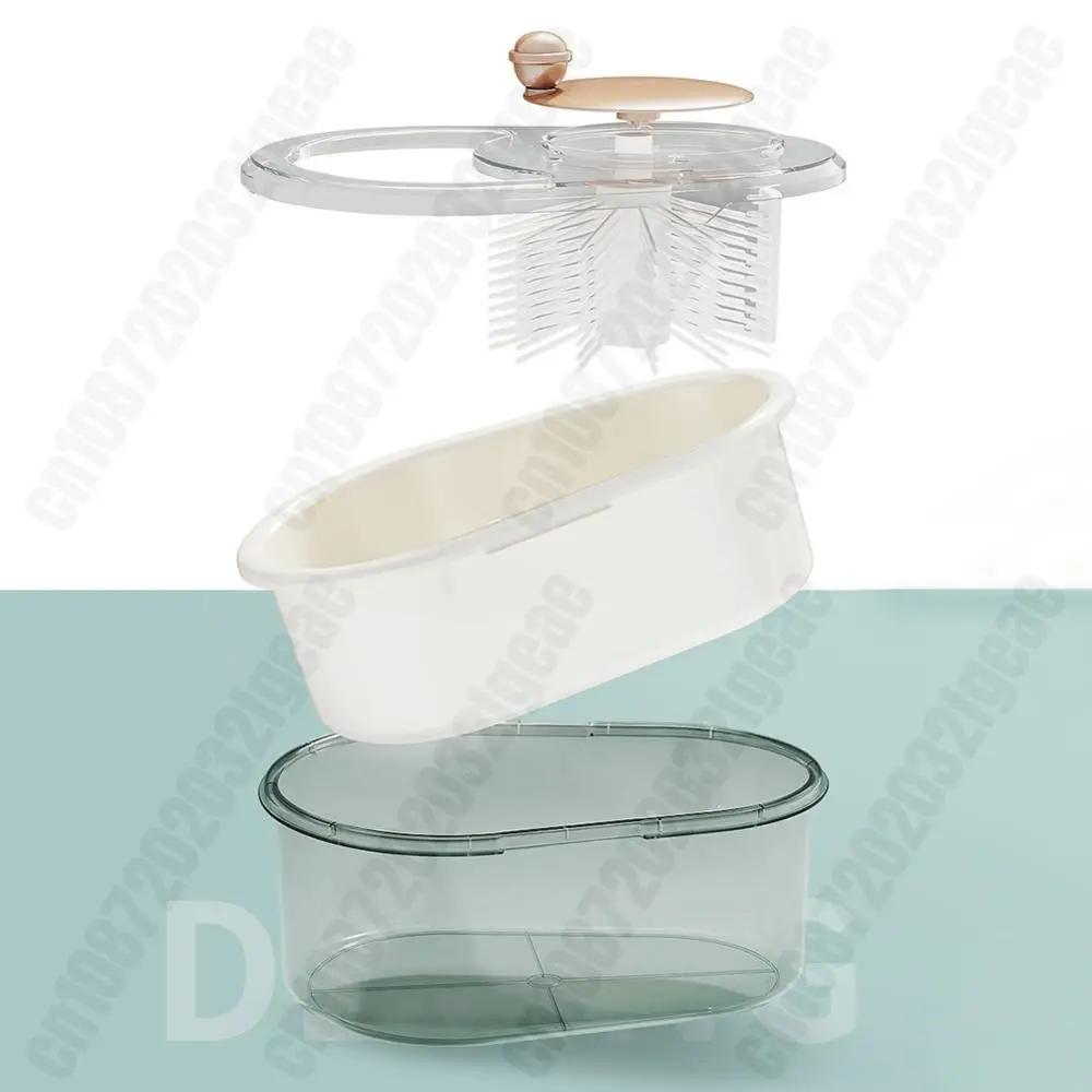 Household Fruit Cleaner Spinner Large Capacity Manual Vegetable Washer Quick Salad Drainer Basket Food Wash Bowl Kitchen Gadget