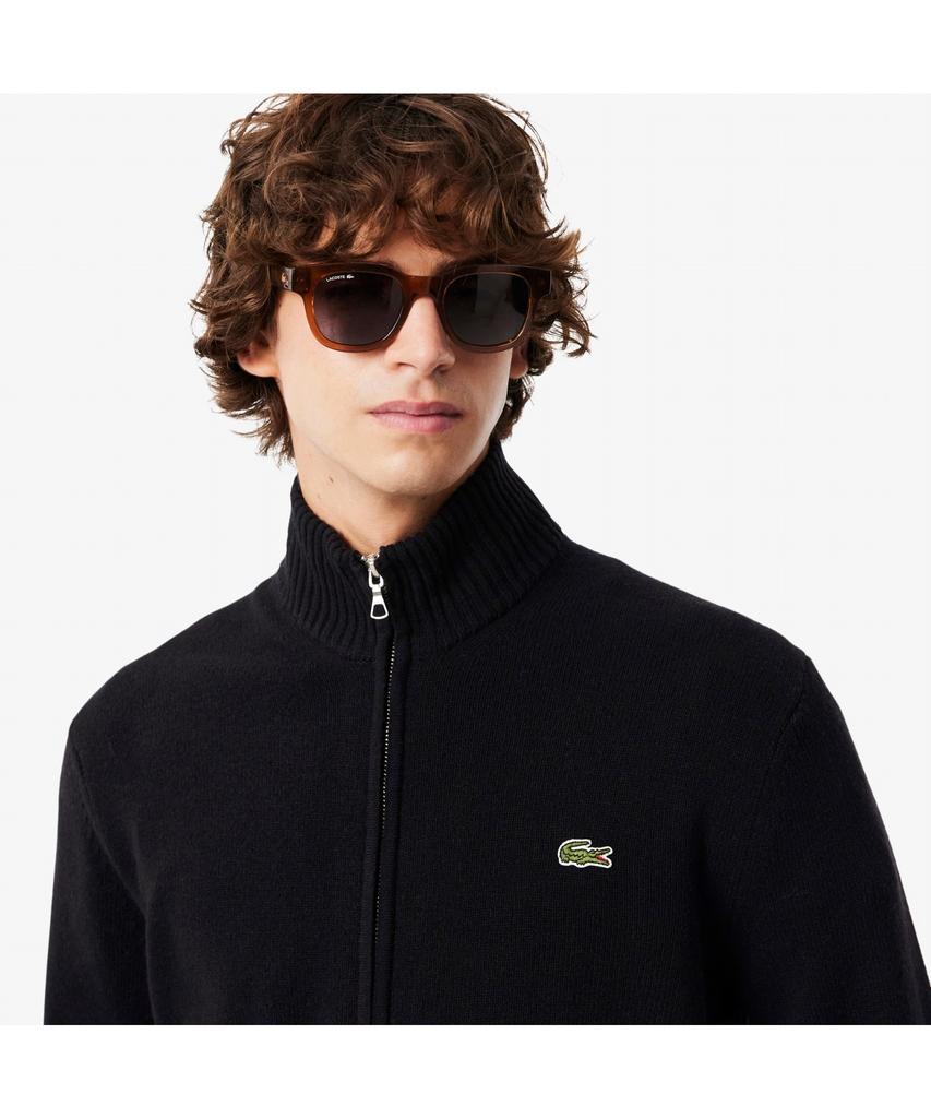 Lacoste Men'S Wheat Wool Full-Zip Cardigan Ah5181-55N 031