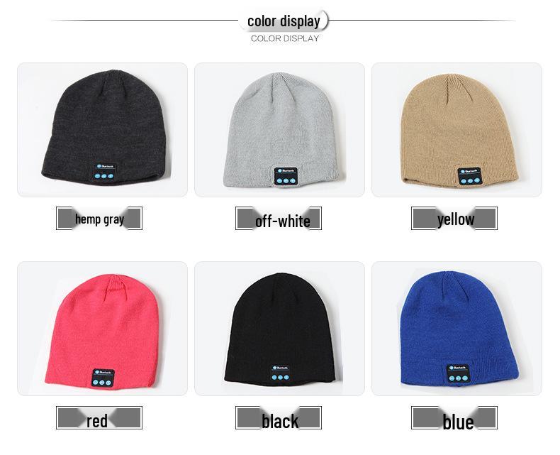 Bluetooth Headphone Knit Hat: Versatile Outdoor Sports & Music Cap