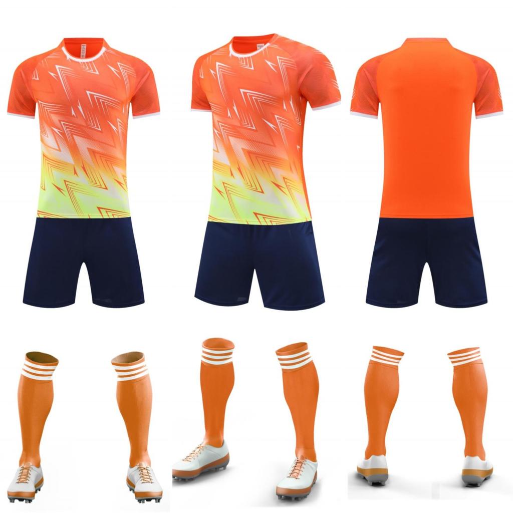Fußballtrikot Set Herren und Damen Sportbekleidung Kurzarm Schnelltrocknend Wettkampftrikot Teambuilding Trikot Trainings trikot