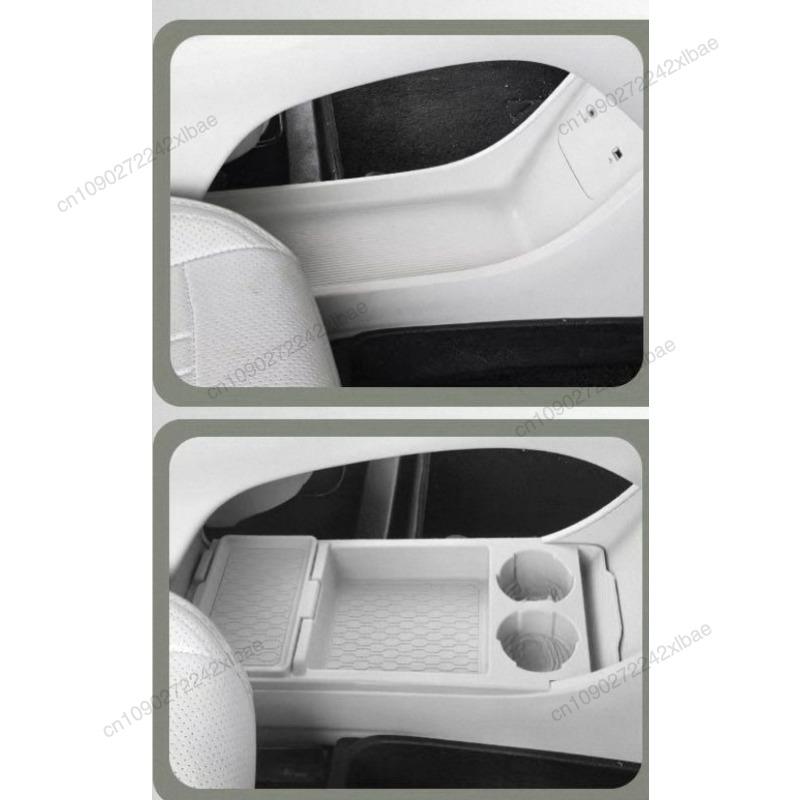 Fit Center Console Lower Storage Box Non Slip Mat No Drill Installation Auto Interior Organizer Tray For Geely EX2 2025 2026
