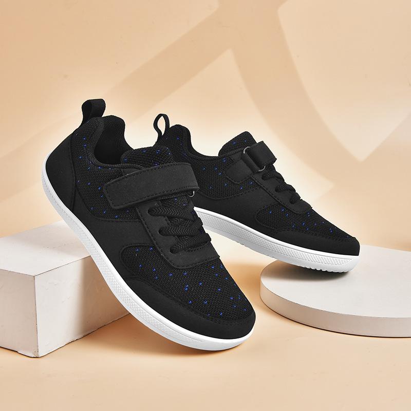 Scarpe Sportive da Bambino a Punta Larga: Sneakers Basse Traspiranti per Ragazzi e Ragazze, Perfette per Escursioni e Attività all'Aperto