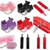 Luxury Pu Plush Sex Handcuff Bundle For Couples Waterproof And Adjustable