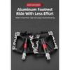 ROCKBROS Bicycle Pedals Alloy Bearings Cycling Pedals Platform Bike Flat Pedal Pedals Reflective Anti-slip MTB Bike Accessories
