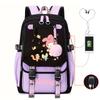 Cartoon Pink Rabbit Children'S School Bag Elementary School Girls Large Capacity Japanese Girls Backpack