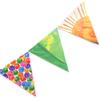 Hungry Caterpillar Party Garland Banner, 80 Inches, Colorful Triangle Pennants for Birthday Decoration,Fruit Theme Garland for Baby Boy Girl