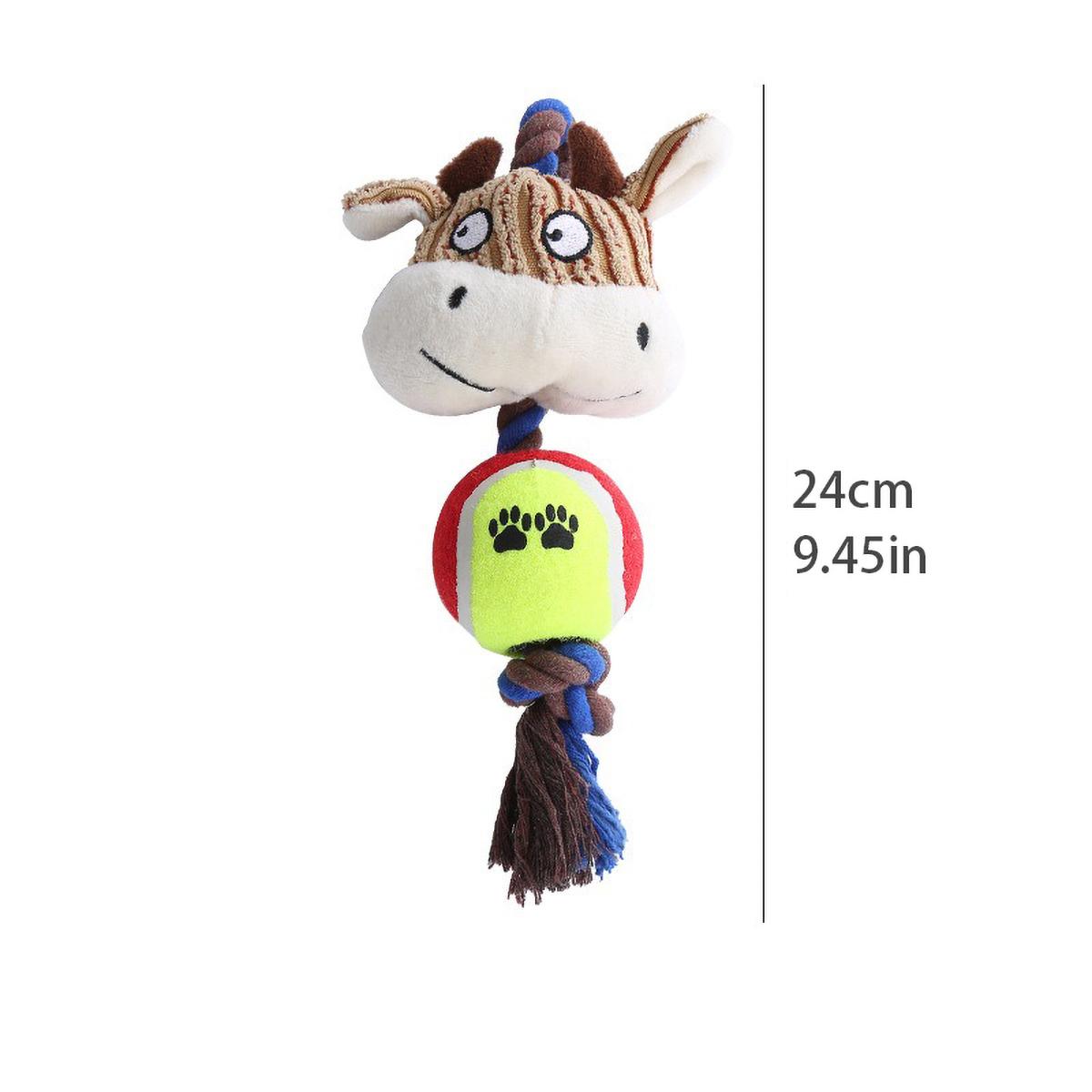 

Sound making plush dog toy pet chew play artifact soft and skin friendly with built-in sound to stimulate dog interest