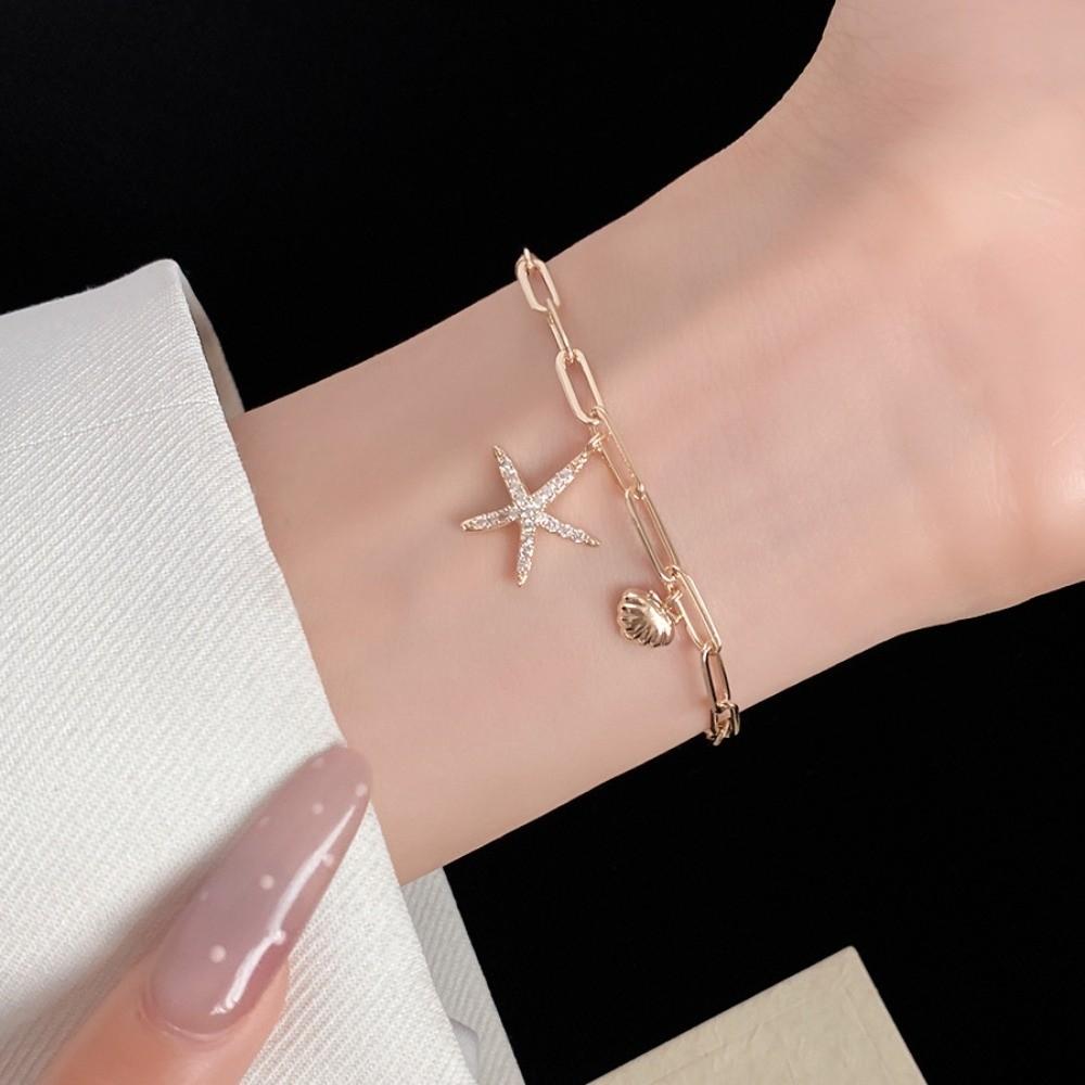 Sea Series Bohemian Shell Bangle Ornaments Beach Hand Chain  Couple Gift