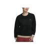 Nike Logo Gesticktes Patchwork Rundhals-Sweatshirt Damen Sweatshirt Schwarz CJ0006-010