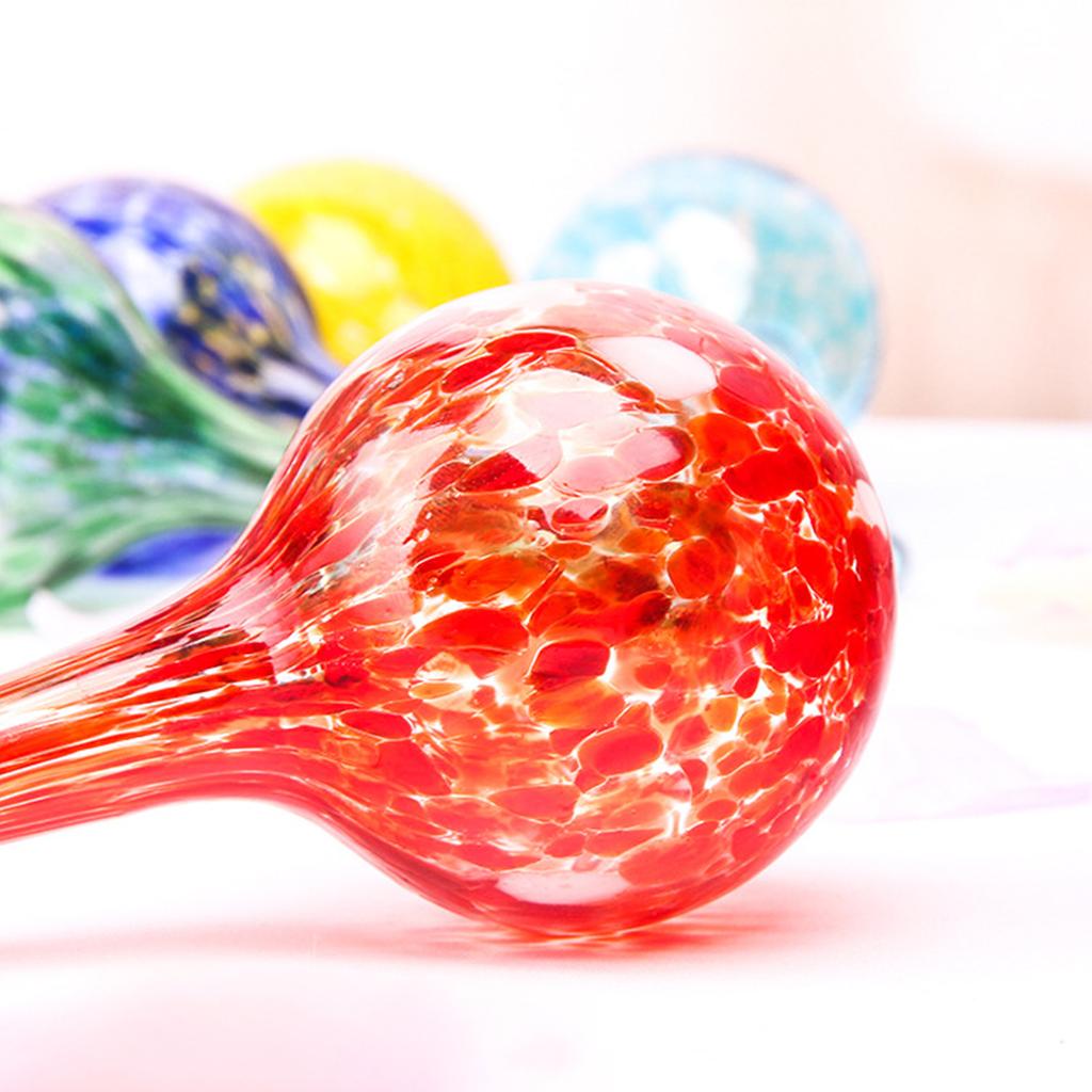 6pcs Automatic Plant Watering Globes Multicolor Glass Self Watering Bulbs for Indoor Outdoor Plants