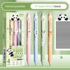 4 Pcs Retractable Erasable Gel Pens 0.5mm Fine Point Blue/Black Ink Refillable Ballpoint Pens for Office School Supplies