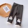 Girls Pants New Winter Lamb Fleece Leggings for Kids Thicken Children Trousers Plus Velvet Toddler Sweatpants Baby Tights